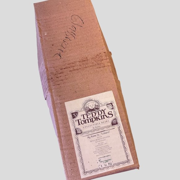 ENESCO - 1996 TEDDY TOMPKINS COLLECTIBLE BEARS - 22" ISABELLA - Picture 3 of 16